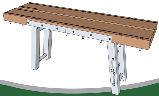 Metal Base Bench Plans